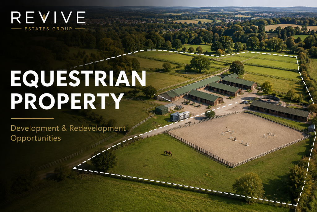Equestrian Property Development Potential: Why More Landowners Are Exploring Their Options Equestrian property and stables with development potential UK