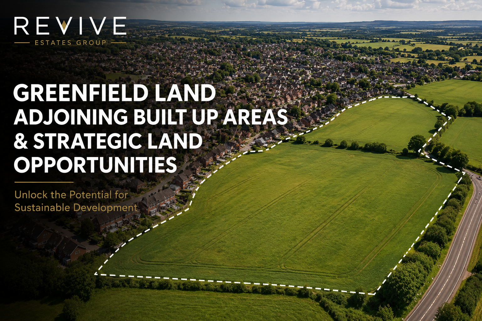 Greenfield land adjoining settlement with development opportunity