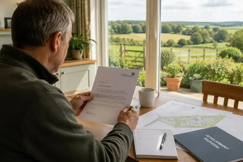 A Developer Has Approached Me About My Land — What Should I Do? approached by a developer