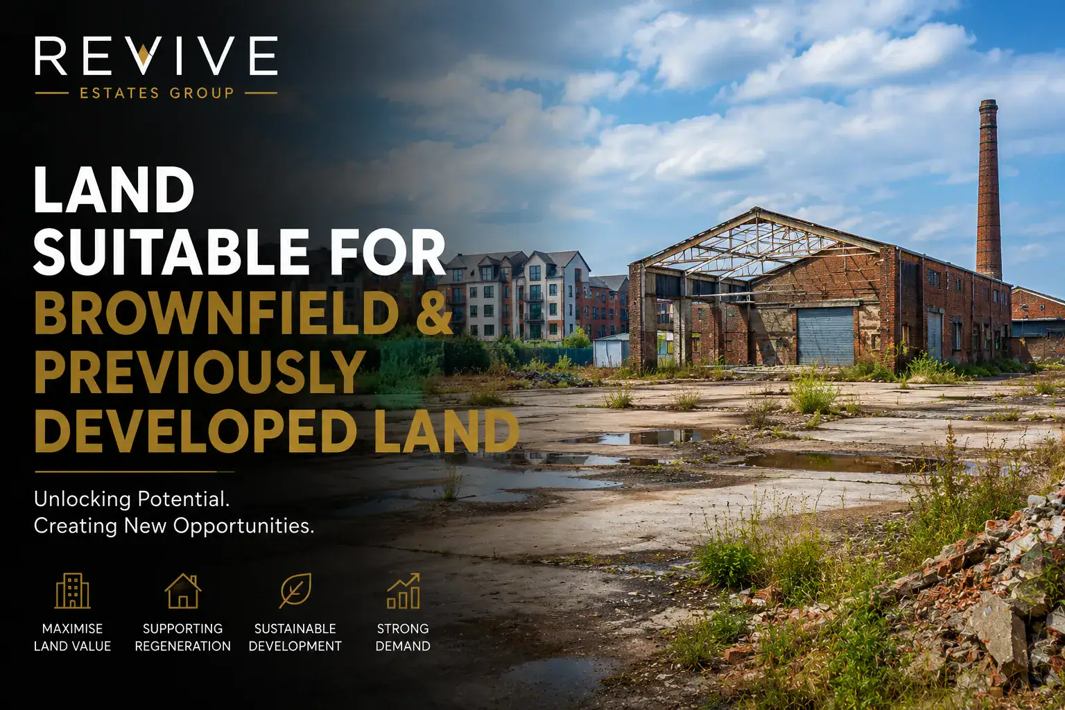 land suitable for brownfield development